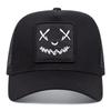 Unisex Ghost Face Embroidery Baseball Net Caps Spring and Summer Outdoor Adjustable Casual Hats Sunscreen Hat