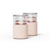 Zaowu Collection BL-5-340 Pink Glass Cup Set with Sleeve