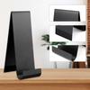 Set of 4 Black Metal Flyers Holder Stand Vertical Countertop Organizers Accessory for Booklets Magazines and Menus