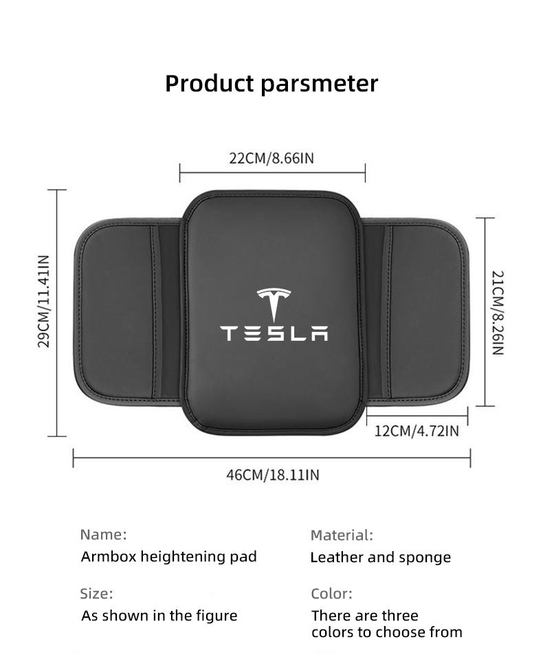 Auto-Armlehnenbox-Matte Handyhalter Schlüsselkarten-Aufbewahrungstasche Für Tesla Model-3 Model-S Model-X Model-Y Cybertruck Roadster