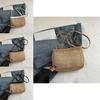 Modische Gewebte Kleine Quadratische Tasche Für Damen Lässige Tägliche Nutzung Mit Magnetverschluss In Mehreren Farben