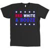 Red White and Booze Bella + Canvas T Shirt Patriotic USA Merica - MANY COLORS