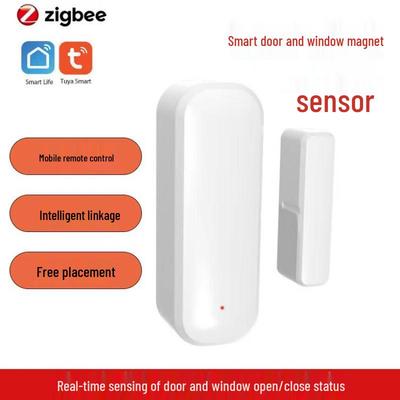 Graffiti Smart WiFi Zigbee Door Window Sensor: Wireless Door Magnet with Smart Linkage Scene Features
