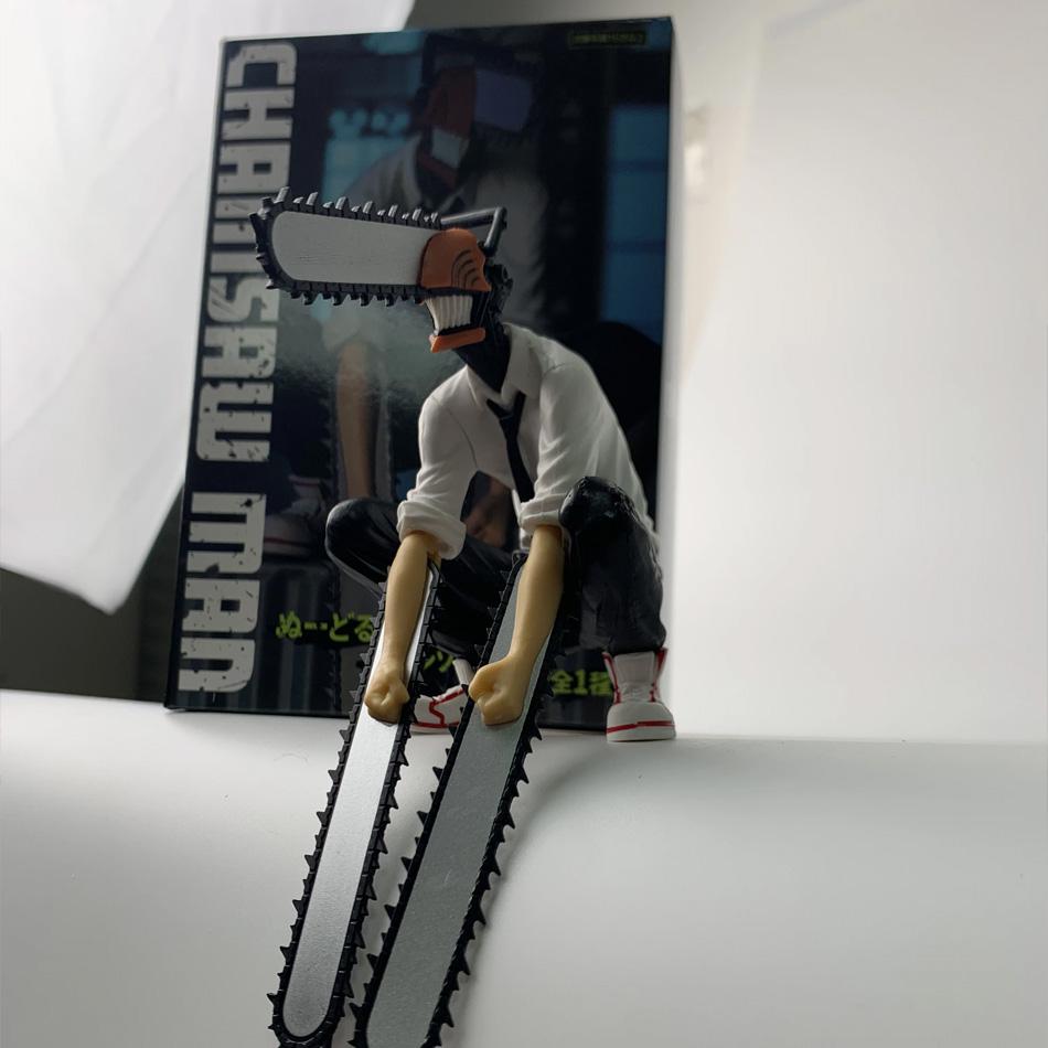 New Chainsaw Man Anime Three Figure Power Denji Action Figure Pvc Chainsaw Man Power Figurine Pvc Adult Collection Model Toy