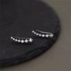 Vewant Hochwertige Ohrringe Piercing Rhodiumbeschichtet Klassisch Funkelnd Piercing Ohr-Crawler Climber Ohrringe Damen