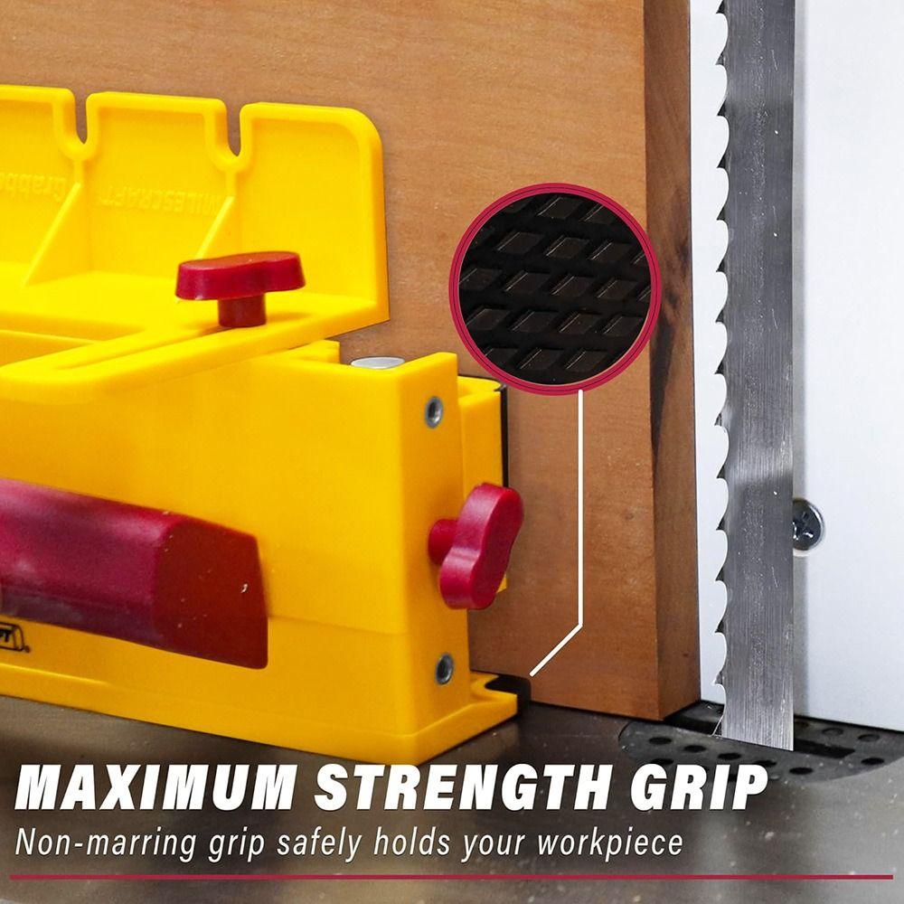 Ergonomischer Griff Holzbearbeitung Schiebegriff ABS Sicherheits-Schiebeblock Holzbearbeitung Polieren