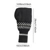 Beer Mittens Gloves Fingerless Insulating Knit Mitt For Cold Drinks Comfortable Striped Beer Bottle Mittens Left & Right Hand