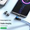 3-in-1 Magnetic Elbow Charging Cable for Apple, Type-C, Android Phones