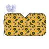Ocean Shell Car Windshield Sunshade with Suction Cups, Heat Insulation and Blackout Design