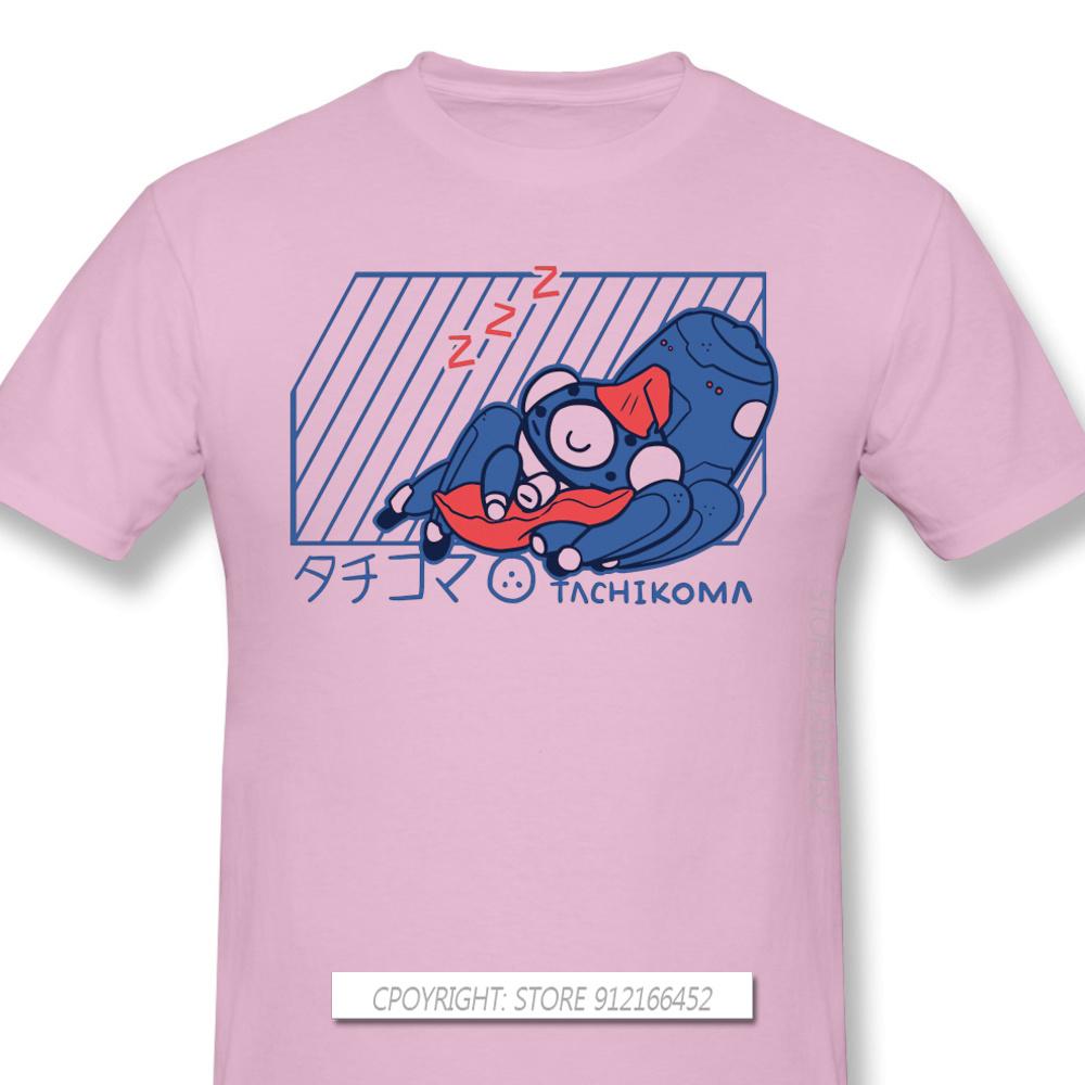 Customization Clothes Ghost In The Shell Technology Ai Anime T-Shirts TACHIKOMA Fashion For Men