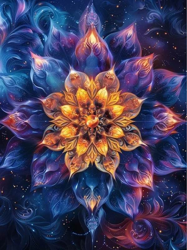 

Алмазная картина, новая коллекция 2024, винтажная Мандала, цветок, сделай сам, полная квадратная круглая дрель, стразы, вышивка, цветная цветочная мозаика, наборы для вышивки крестом Square drill 40x50cm