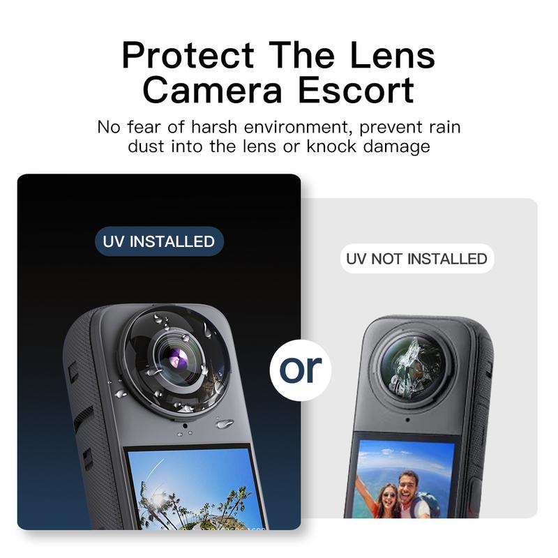 MECORIGHT For Insta360 One X2 X3 X4 X5 protection UV  Filter Lens  Panoramic Motion Camera  Accessories Protect Cover Mirror Das