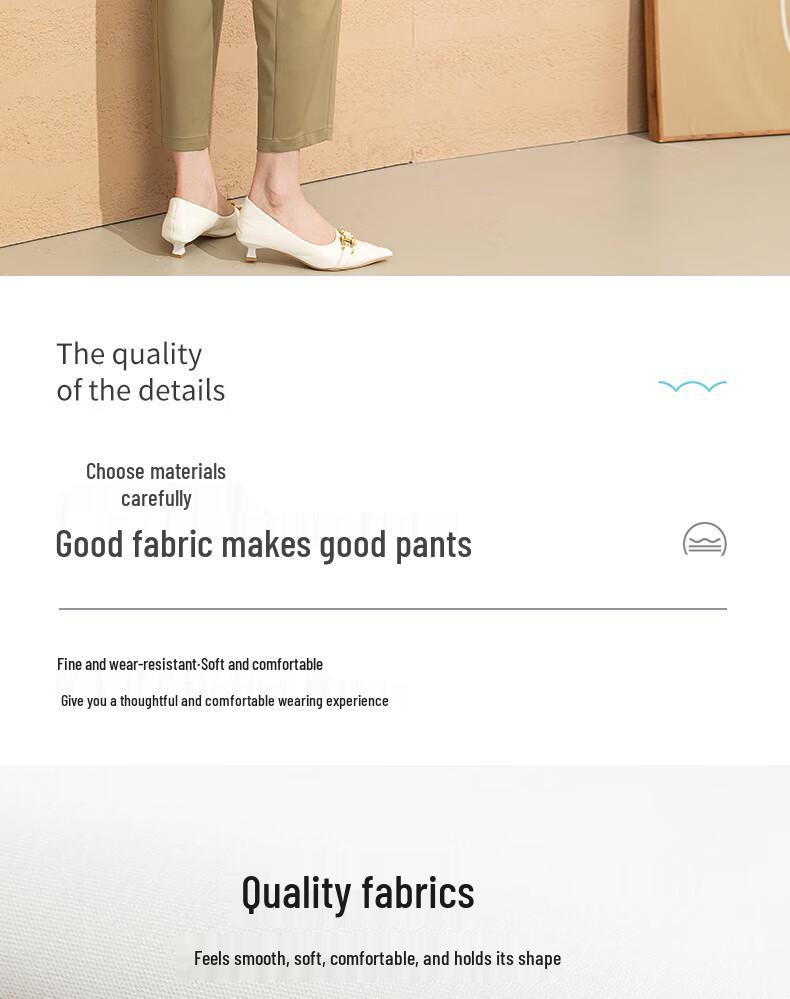 Fanzhen Women's Modal Blend Harem Ankle Trousers