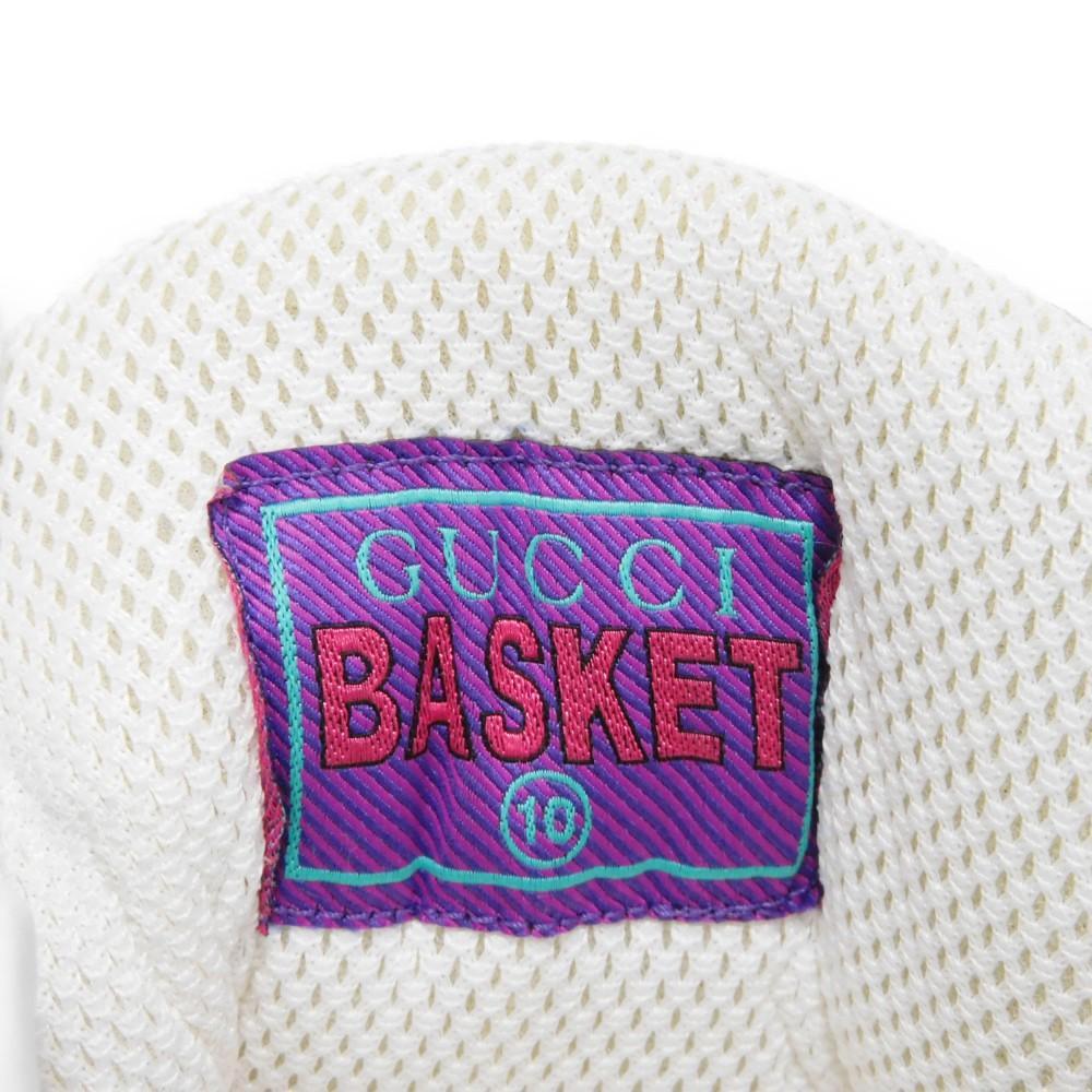 Used 9539 Good Game Basket 722429 AAA9I 8141 7896 10 Green Low Top 11.4" Unused Interlocking G Silver Men's from Japan