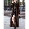 Winter New Arrival Fashionable Overcoat - Extra Long Knee-length Stylish Faux Fur Coat