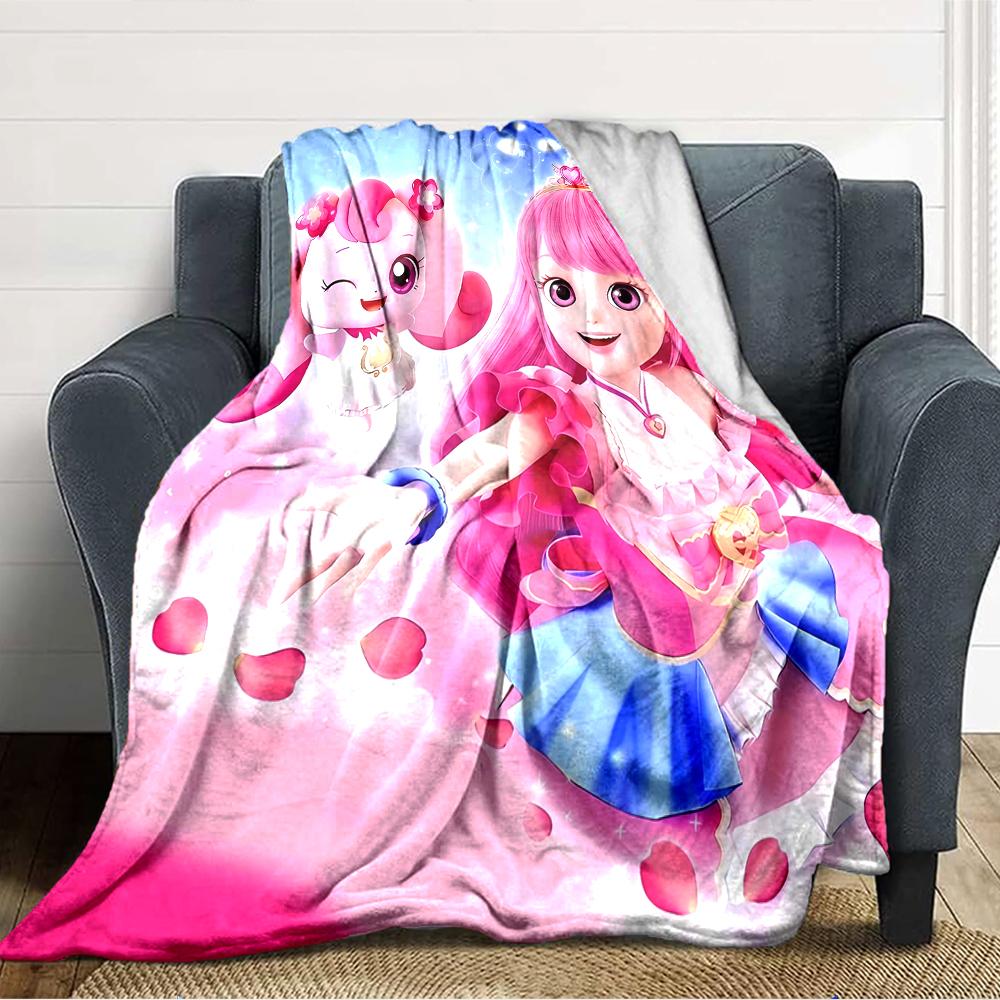 1pc Catch Teenieping Magic Sweethear (3) Blanket, Gift, for Men and Women, Soft Blanket, Good for Sofa Bed Couch Travel, Lightweight Flannel Blanket