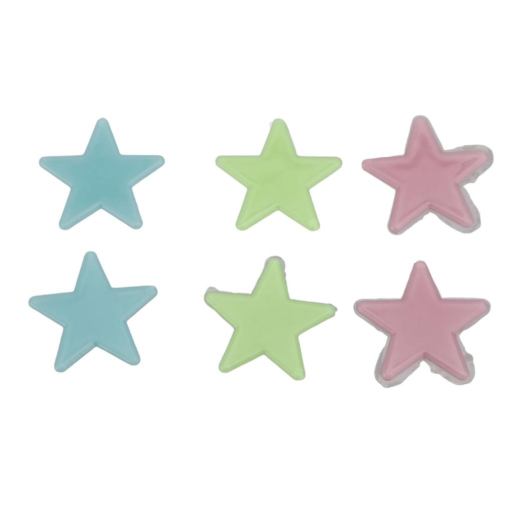 1000Pcs Glow in The Dark Stars Stickers Ceiling Wall Adhesive 3D Glowing Luminous Plastic Room Decor