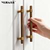 Wardrobe Cupboard Handle Kitchen Door Cabinets Knobs Wood Cabinet Pull Nature Style Wooden Cabinet Handle