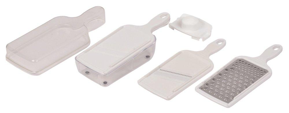 

Pearl Metal Multifunctional Vegetable Radish Grater White Ceramic Vegetable Attachment Made in Japan Slicer, Set, Cooker, Tool, C-8389 белый