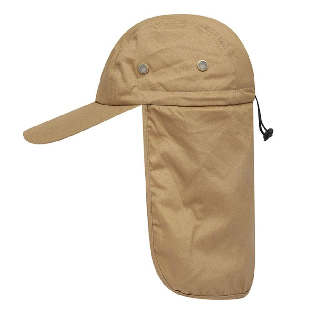 Go Fishing Sunscreen Four Hole Breathability With A Cape Hat Fisherman Hat Sunscreen Cap Peaked Cap