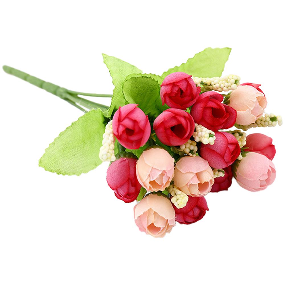 1 Stück 22 cm Künstliche Sternknospen Rosen Plastikblumen für Hochzeit Heimdekoration Heimdekorationszubehör