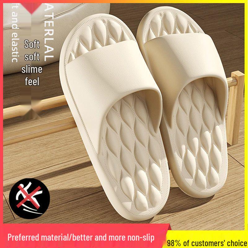 Men's and Women's Non-Slip, Anti-Odor Slippers - Large Size, Indoor/Outdoor Summer Use
