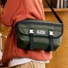 New Champion Fabric Messenger Bag, Shoulder Bag Small Unisex Cypress Green/Black U3CACPU08