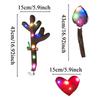 Christmas Reindeer Antlers Car Kit Holiday Decoration With LED Lights Reindeer Car Kit For Holiday Van Party Seasonal