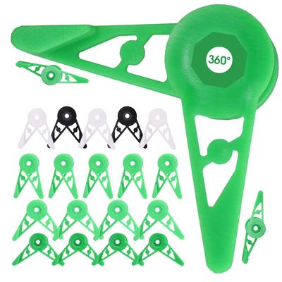 Garden Green 360 Degree Plant Stem Trainer Clips Tree Shrub Tomato Branches Growth Direction Controller Adjustable Bender Clamps
