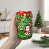 Santa Embossed Cylindrical Silicone Mold Holiday Candle Silicone Mould For Epoxy Resin Art Handmade Candle Soap Making