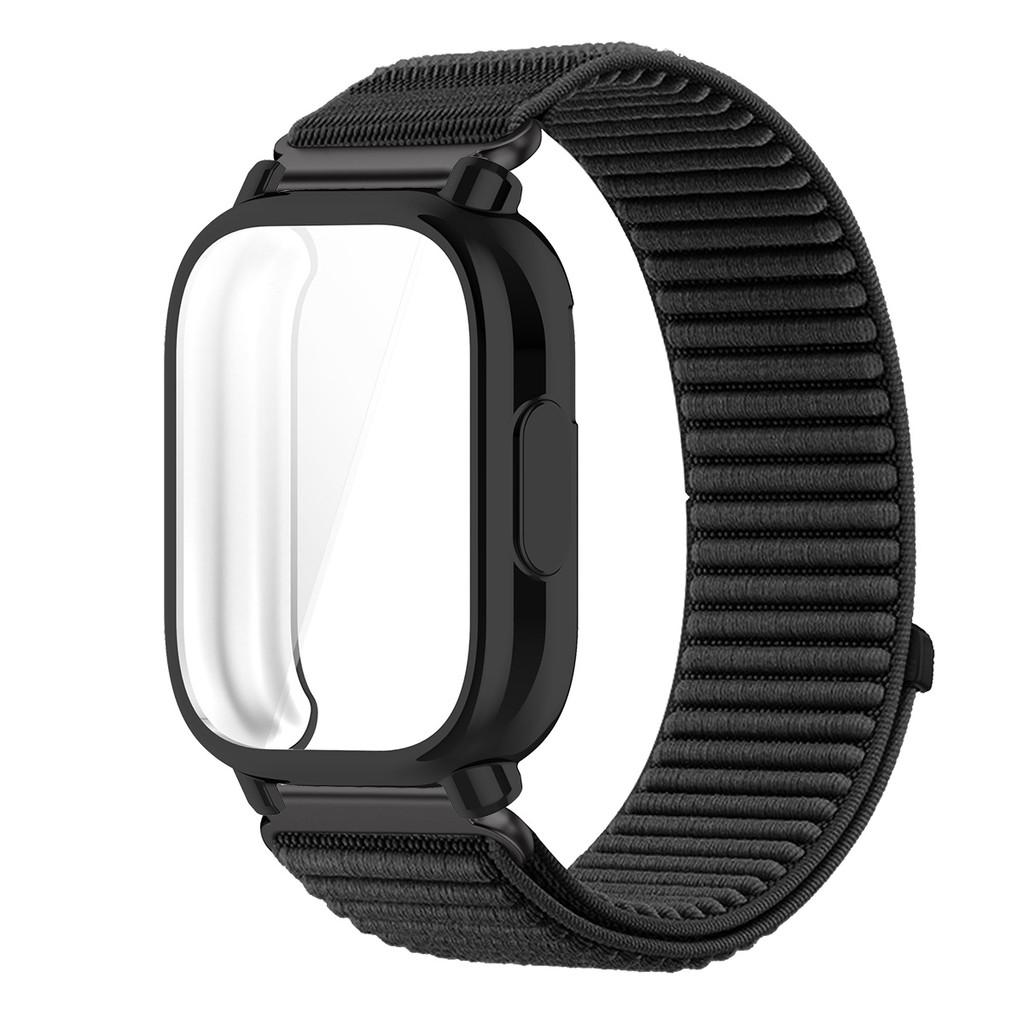 

Soft Nylon Strap +TPU Case Protector sports cover wristband accessories for Redmi Watch 3 5 Active Lite Redmi Watch 5 Lite