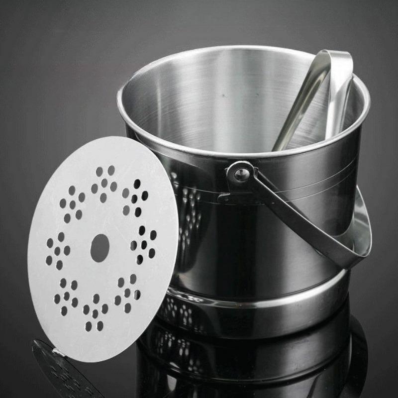 

Camping home ice bucket, stainless steel ice bucket, ice cube bucket, champagne bucket, red wine chilled bucket for use