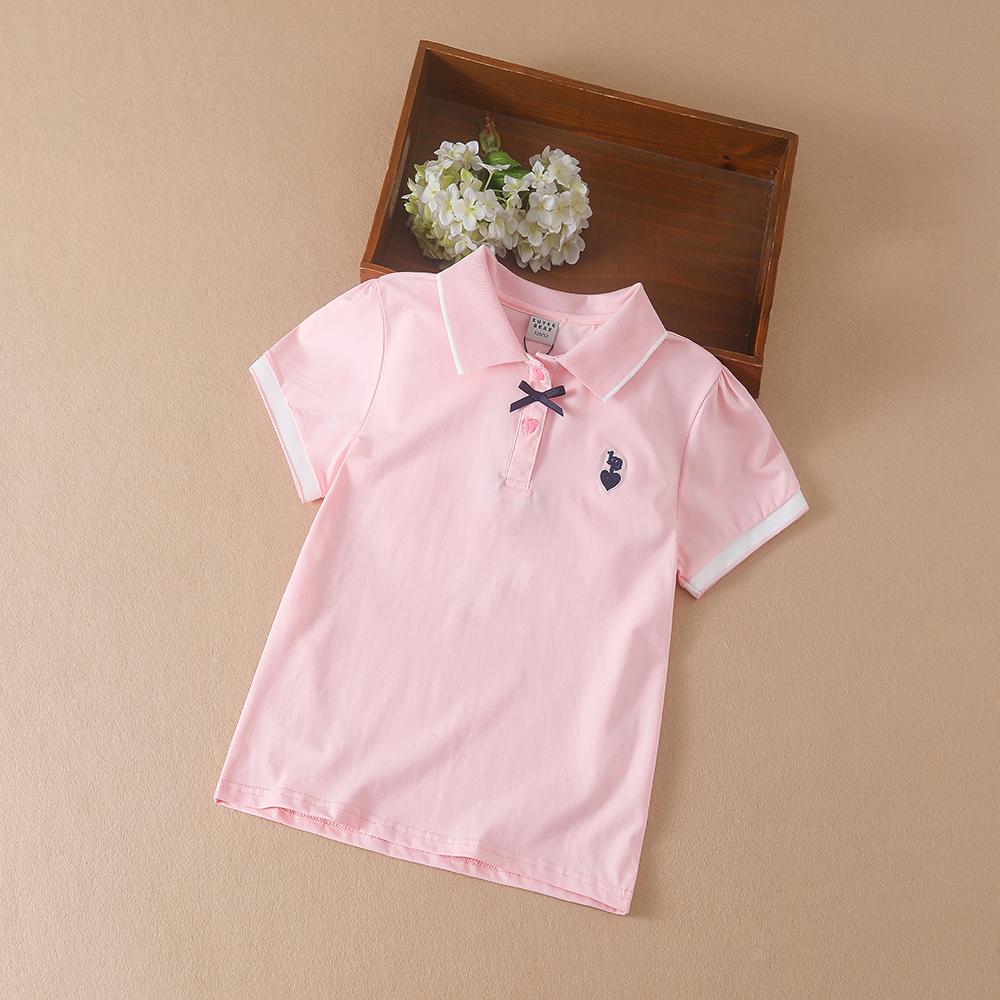 

Футболки для девочек, новинка 2024 года, летний хлопковый топ с короткими рукавами, повседневная рубашка, детская одежда, футболка высокого качества для детей 5-12 лет 150 розовый