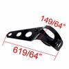6.5 inch Motorcycle Headlight LED Round Head Lamp Spiral Side Mount Bracket High Low Beam For Choppers Cafe Parts