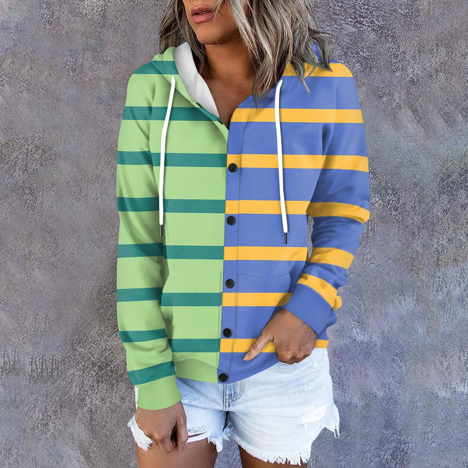 

Жіноча толстовка Класична спортивна куртка з довгим рукавом і капюшоном у смужку XL світло-фіолетового кольору