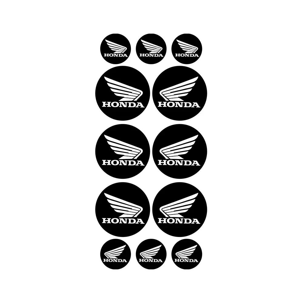 

3D Car Logo Stickers Suitable for Honda Motorcycle Reflective Waterproof Motorcycle Racing Decorative Soft Adhesive Stickers