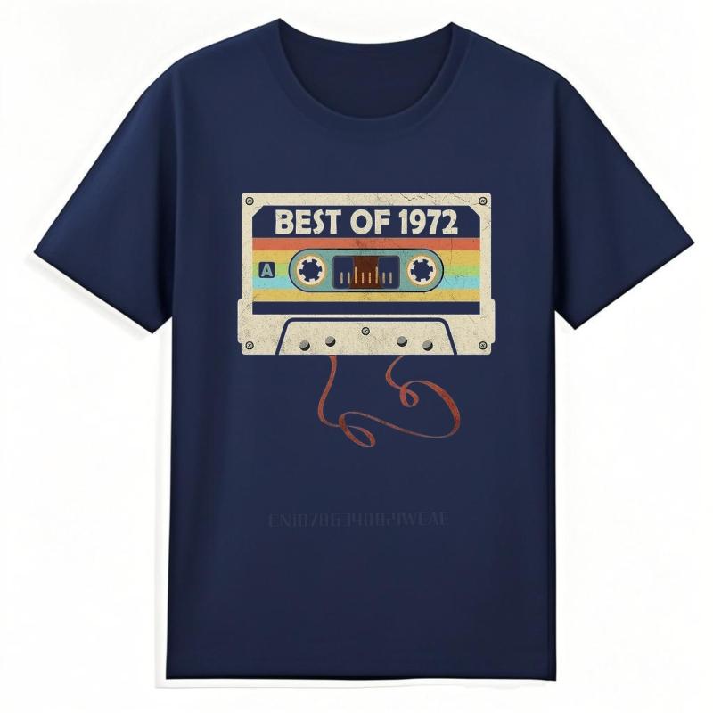 

Black summer For her t shirt Cassette Tape Design With Retro Colors Short Sleeve Breathable Round Neck Teeshirt 4XL