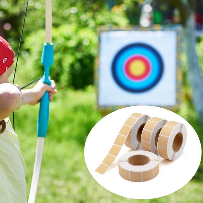 4000Pcs Adhesive hunting Label Water Resistant Paper Sticker 0.86x0.86Inch For Indoor and Outdoor Training