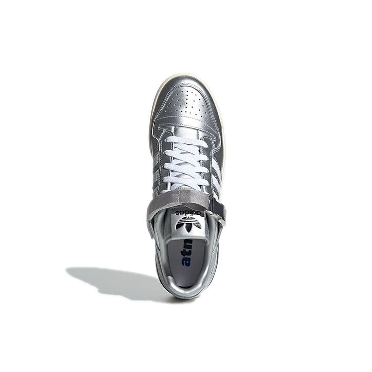 Atmos x adidas Forum Low Argento Metallizzato Sneakers Unisex Bianco Nuvola Nero Core GV9224