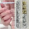 12 Grids Seqiuns Star Glitter Colorful Nail Flake Flash Mini Pentagram Nail Seqiuns Nail Charm Kawaii DIY Manicure Accessories