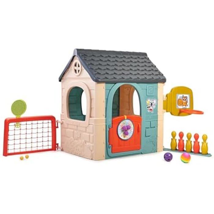 Casa attività - FAMOSA - Feber Casual Casa Multiattività 6in1 - Polietilene - Esterno - Misto chiaro