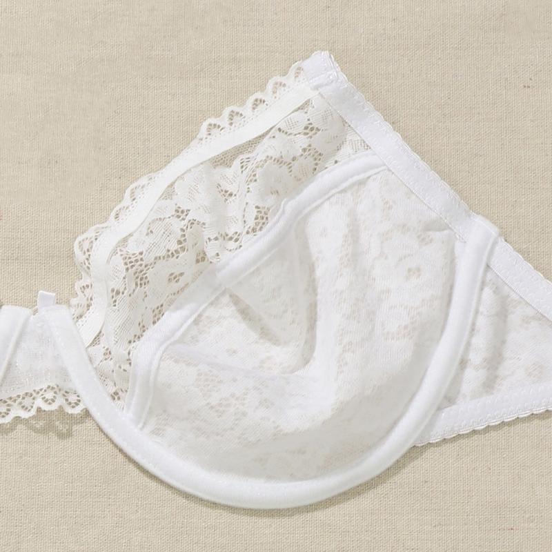 Women Plus Size Invisible Bra with Wired Sexy Lace Lingerie Unlined Bra Backless Underwear 85C 85D 90C 90D 95C 95D 100C 100D