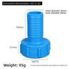 1000L IBC Tankadapter 60mm Grobgewinde Hahnanschluss Wassertankanschluss Für Hausgarten Wasserablaufverbindungen 1 Stück
