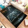 Haunted Book of Specters Patterned carpet, non slip mat suitable for living room and bedroom sofas