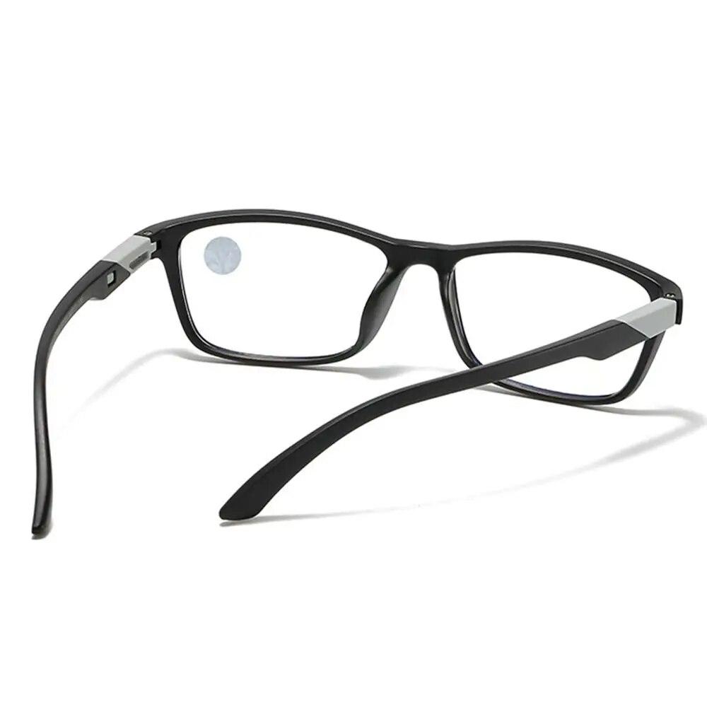 Sportliche quadratische Lesebrille Klassisch ultraleicht Blaulichtfilter Alterssichtigkeit Brille Damen Herren Fernsicht Optische Brille