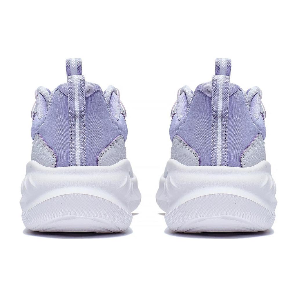 New LiNing EasyFit Fle Wear Resistant Breathable Cushioning Low Top Running Shoes Women's Light Dusty Purple ARST074-2