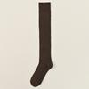 5 Pairs of Men's Winter Solid Color Business Thick Wool Ring Warm Knee Anti Pilling High Socks
