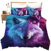 Galaxy Astronaut Three-Piece Quilt Cover 3D Digital Printing Bedding Set Bed Cover