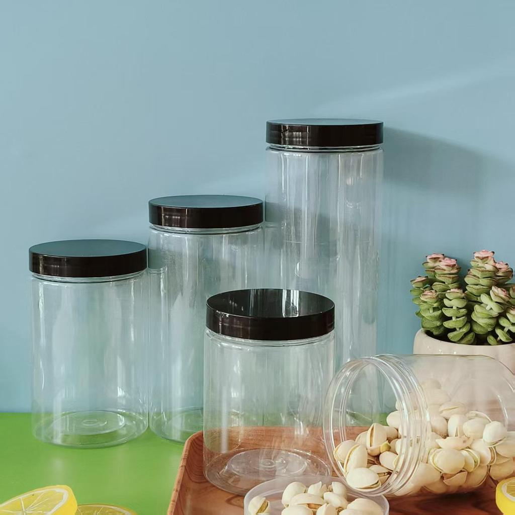 75 Caliber Thickened Clear PET Sealed Jar - Plastic Honey Bottle, Moisture-Proof Packaging