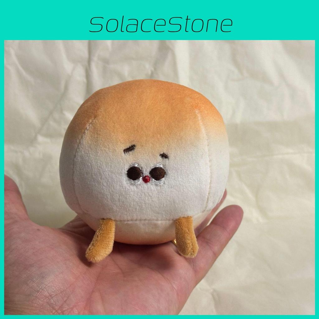 Cute Ins Style Mini Bun Plush Keychain Soft And Squishy Backpack Accessory For Kids